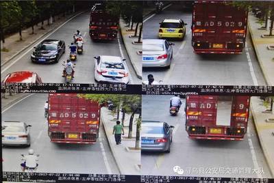 寻乌县城区新增违停抓拍电子警察 车辆违章曝光系统助力交通治理